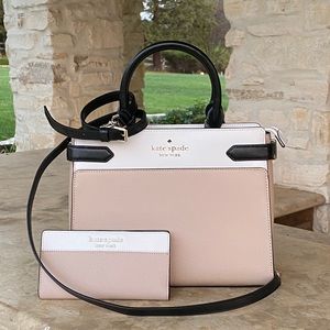 NWT kate spade Staci handbag&wallet leather